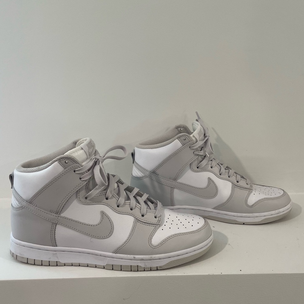 Nike Dunk Retro High Top “White Vast Grey”